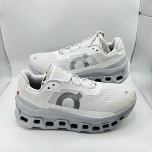 ON CLOUDMONSTER White Glacier Athletic Running Womens Size US 8